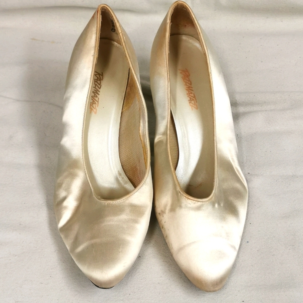 Razzmatazz satin high heels